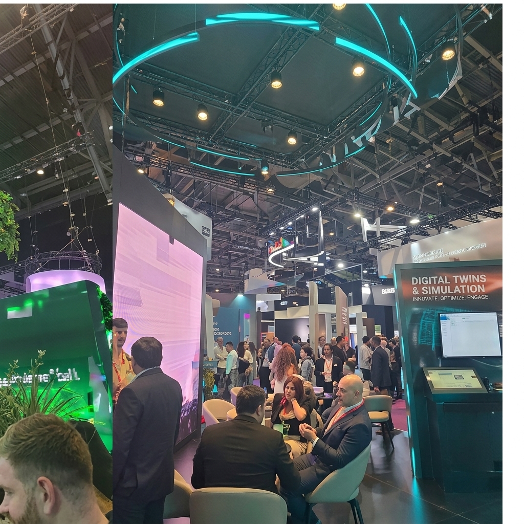 Crowded event stage and audience