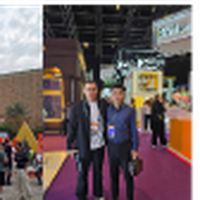 Roman team on conference floor